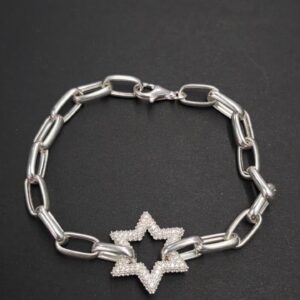 Esclava de Plata 925 con Estrella de 6 Picos